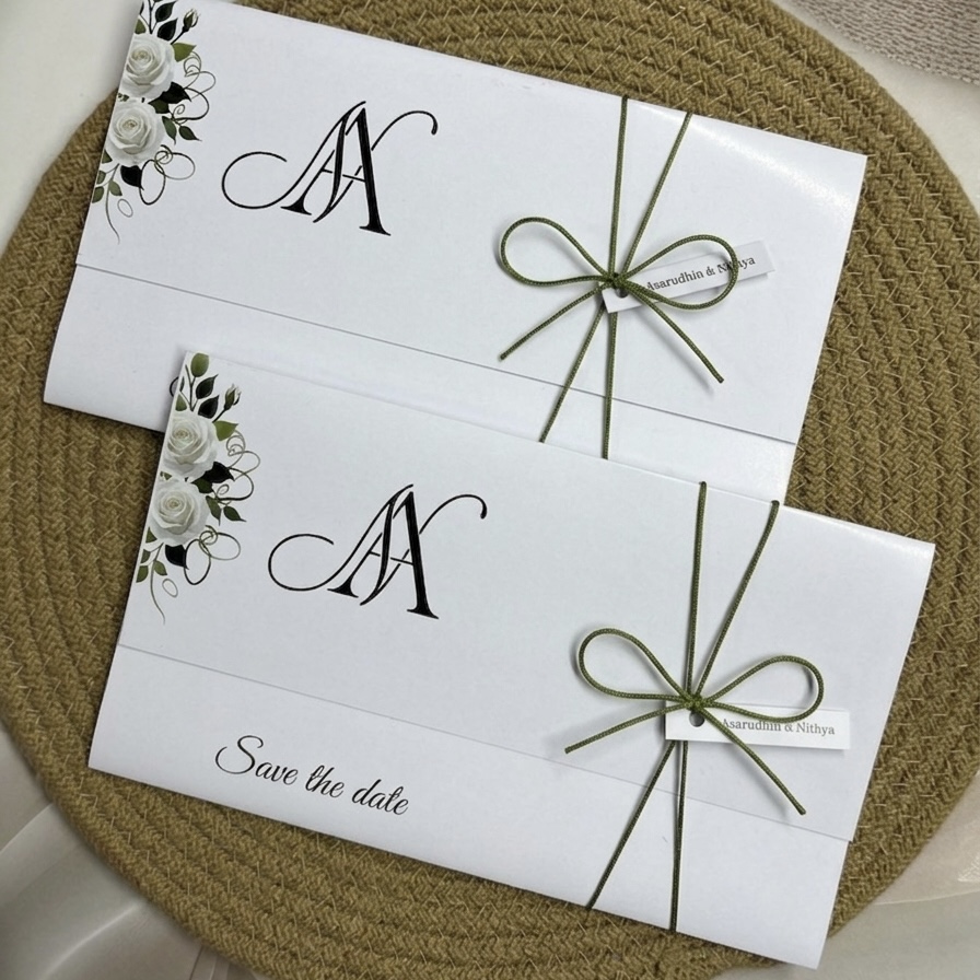 Model 14 invitation model by Vaha Prints