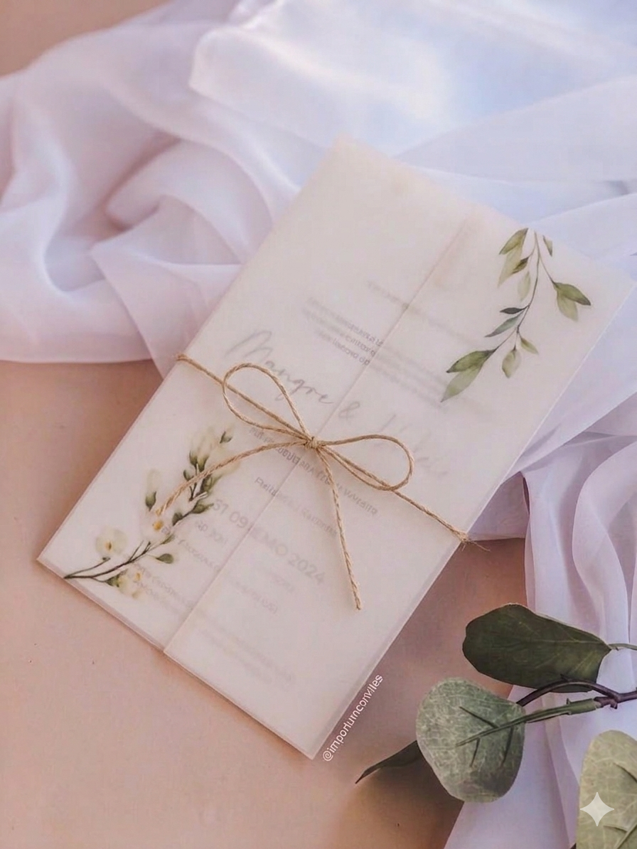 Model 16 invitation model by Vaha Prints