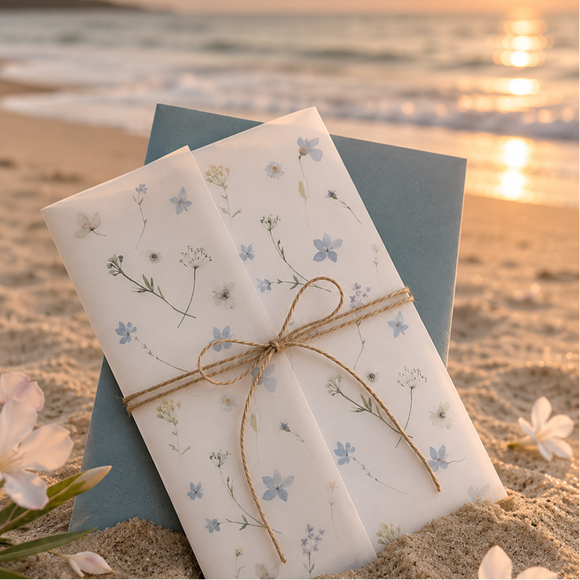 Model 2 invitation model by Vaha Prints