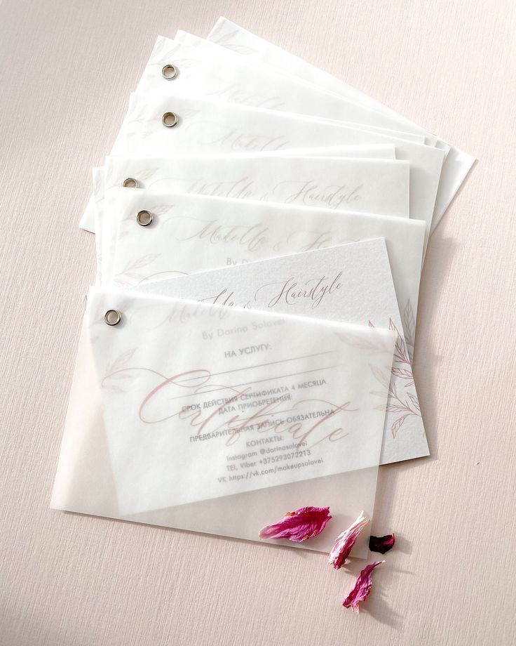 Model 21 invitation model by Vaha Prints