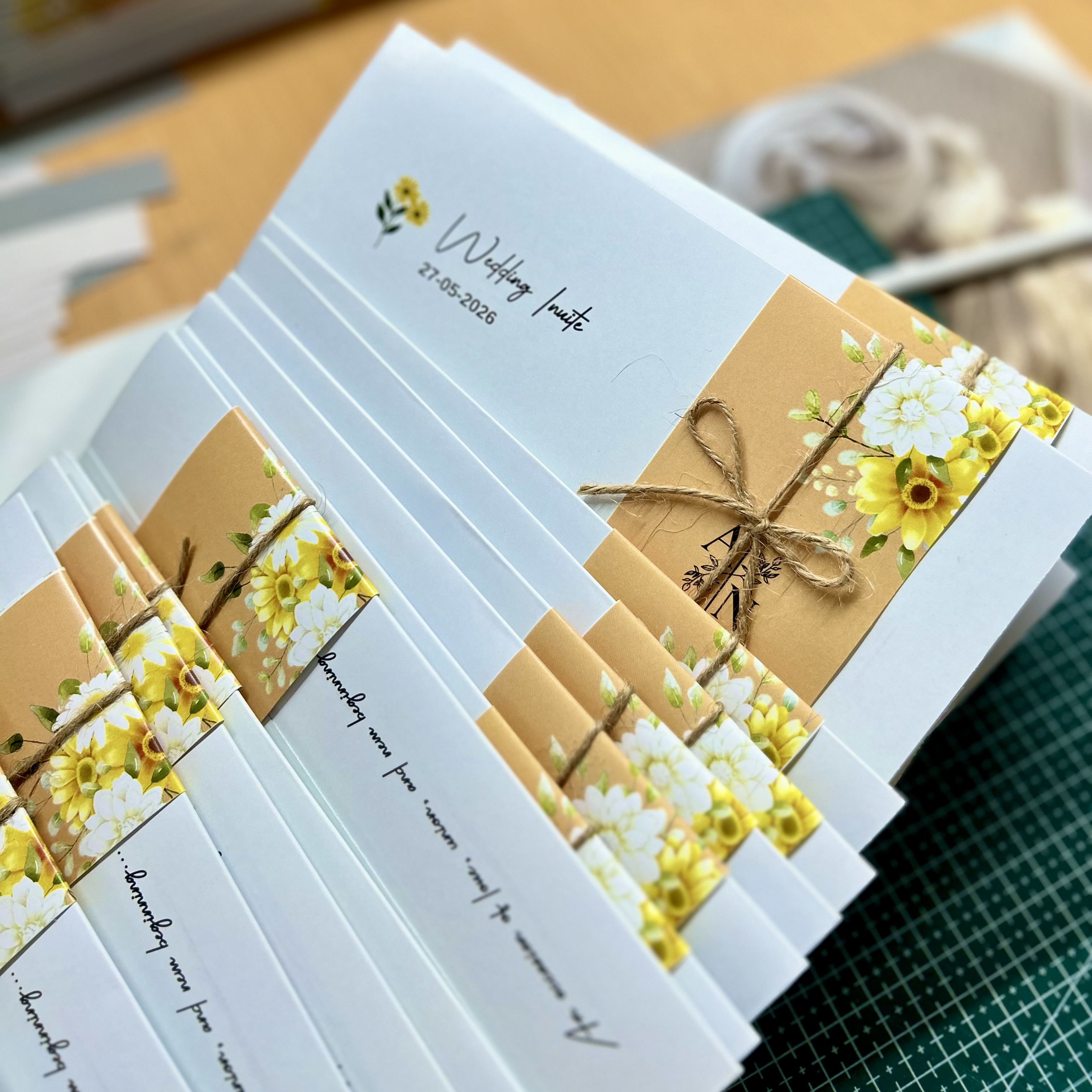 Model 8 invitation model by Vaha Prints